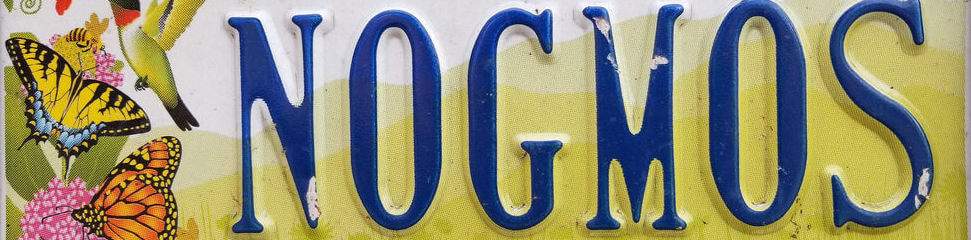 No GMOs License Plate No GMOs License Plate
