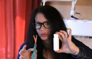 German Actress Injects Bacteria