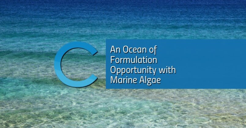 Marine Algae Opportunity
