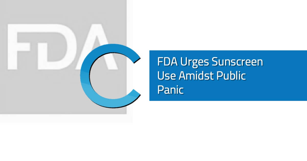 FDA Sunscreen Panic